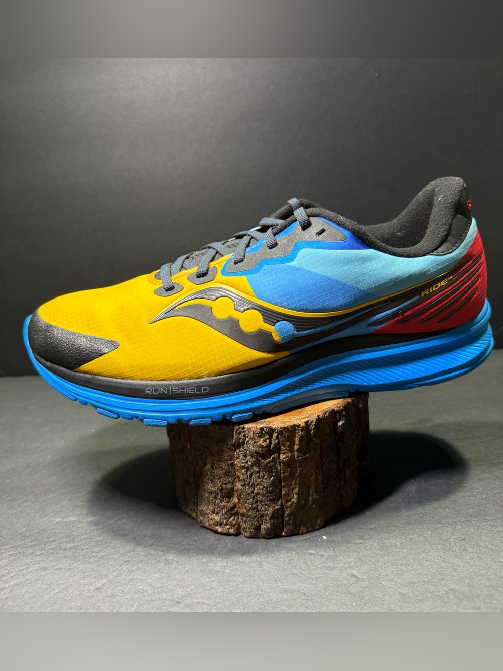 Saucony Ride 14 Men’s Runshield “Solar Chill” Running Sneakers Shoe Size- 10.5